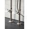 Kingston Brass CCK246K8 Freestanding Clawfoot Tub Faucet Package with Supply Line, Brushed Nickel CCK246K8 - alternate 4